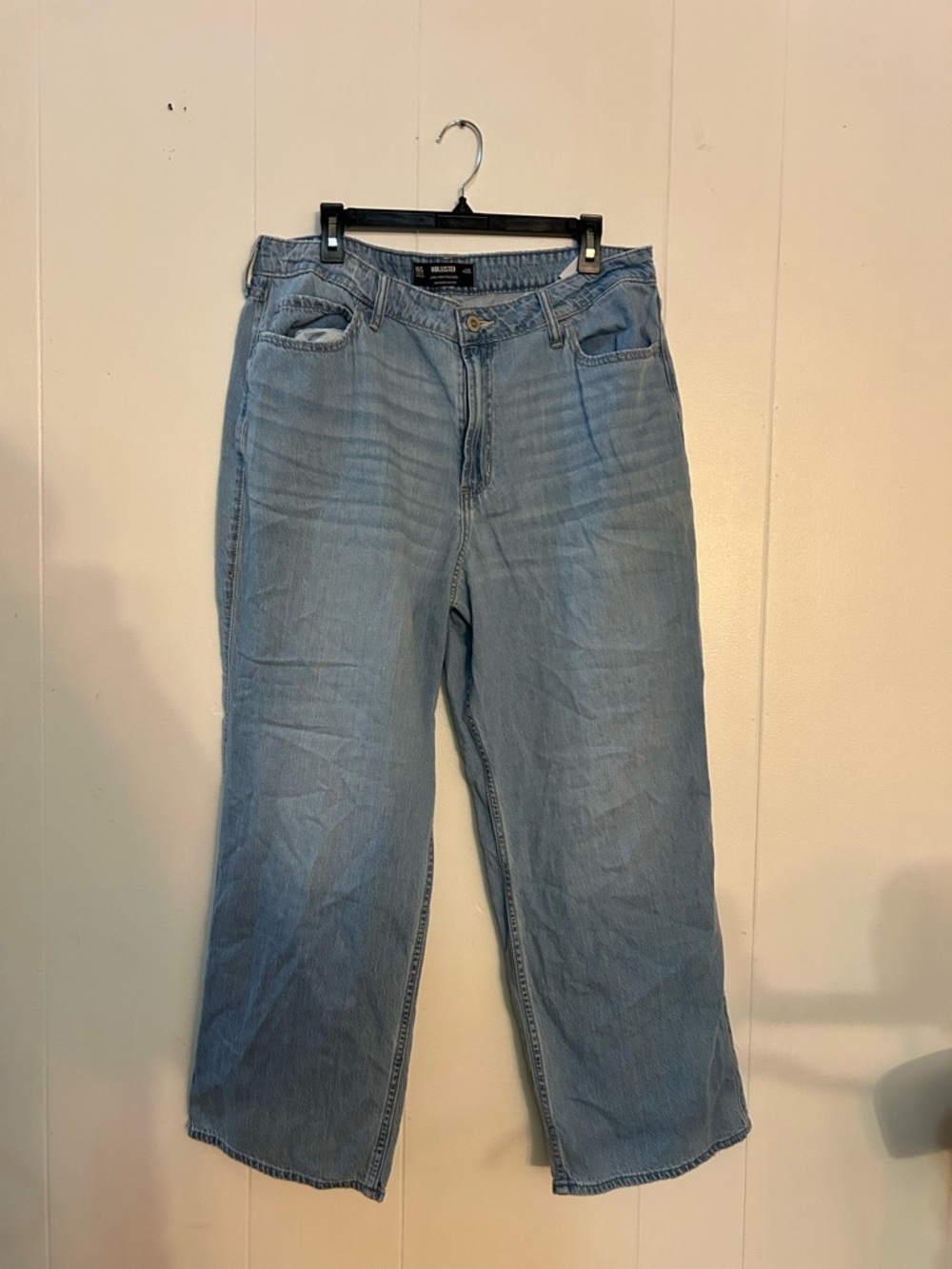 Hollister Light Blue High-Rise Denim Jeans